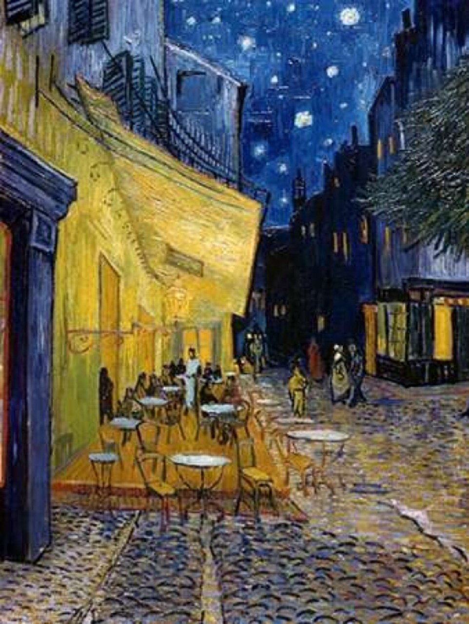 Cafe Terrace at Night Poster Print by Vincent Van Gogh - Item # VARPDX3VG116